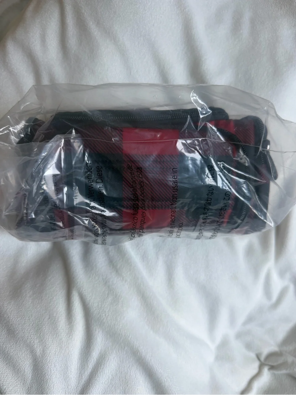 lug Mini Trolley Travel Cosmetic/Toiletry bag - Buffalo Check Plaid - Picture 6 of 9